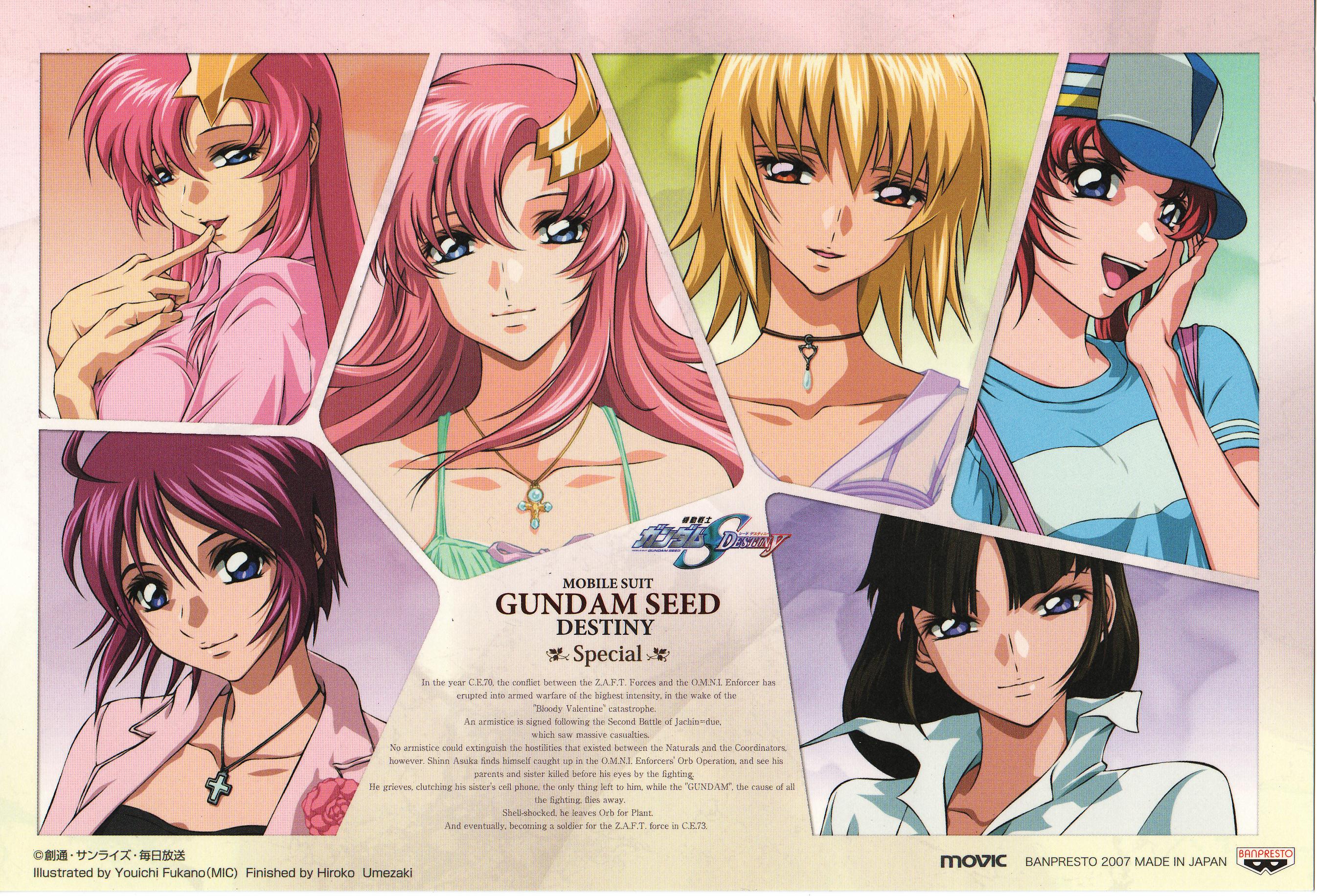 Fukano Youichi Gundam Gundam Seed Gundam Seed Destiny Cagalli Yula Athha Lacus Clyne Lunamaria